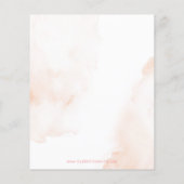 Budget Little Pumpkin Baby shower Invitation (Achterkant)