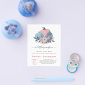 Budget Little Pumpkin Baby shower Invitation Flyer (Enkel)