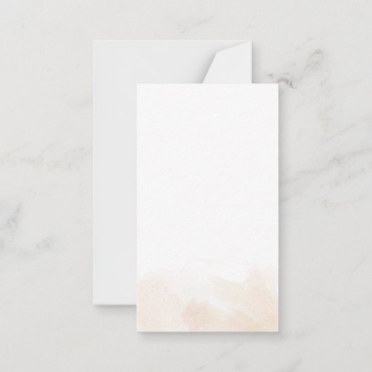 Budget Little Pumpkin Botanical Herfst Baby shower Notitiekaartje (Achterkant)