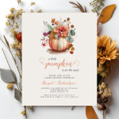 Budget Little Pumpkin Floral Herfst Baby shower