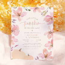 Budget Little Pumpkin Herfst Floral Girl Baby show