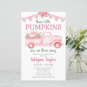 Budget Little Pumpkin Triplet Girl Baby shower (Staand voorkant)