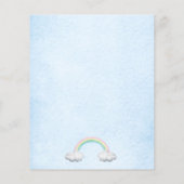 Budget Little Ray of Sunshine Baby shower Invite (Achterkant)