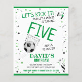 Budget Little Rookie Voetbal Groen Verjaardag Uitn (Voorkant)