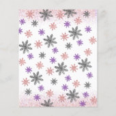 Budget Little Snowflake Baby shower Invitation (Achterkant)