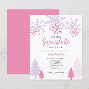 Budget Little Snowflake Baby shower Winter