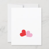 Budget little sweetheart baby shower invitation (Achterkant)