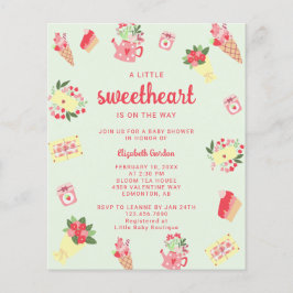 Budget Little Sweetheart op de weg Baby shower