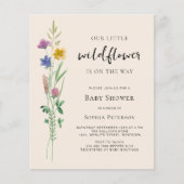 Budget Little Wildflower Baby shower (Voorkant)