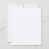 BUDGET Little Wildflower Baby shower Invitation (Achterkant)