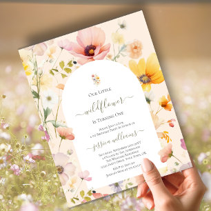 Budget Little Wildflower draaien een 1e verjaardag