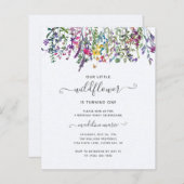 BUDGET Little Wilflower Birthday Party (Voorkant / Achterkant)