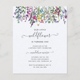 BUDGET Little Wilflower Birthday Party