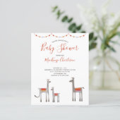 Budget Llama Baby shower (Staand voorkant)