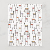 Budget Llama Baby shower (Achterkant)