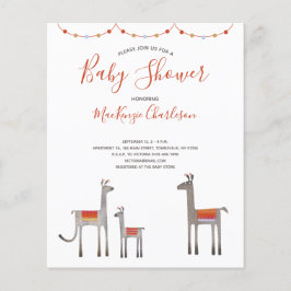 Budget Llama Baby shower