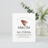 Budget Lobster Fest Invitations (Staand voorkant)
