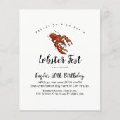 Budget Lobster Fest Invitations (Voorkant)
