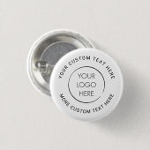 Budget Logo Aangepaste Zakelijke Speld, Marketing Ronde Button 3,2 Cm (Voorkant /achterkant)