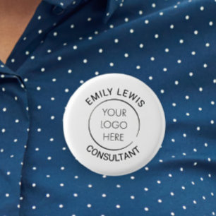 Budget Logo Aangepaste Zakelijke Speld, Marketing Ronde Button 3,2 Cm