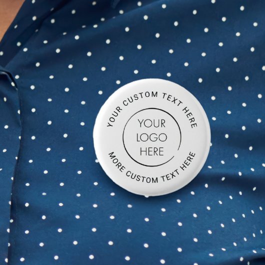 Budget Logo Aangepaste Zakelijke Speld, Marketing Ronde Button 3,2 Cm
