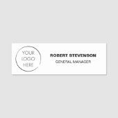 Budget Logo Business Store Identification Badge, Naamplaatje (Voorkant)