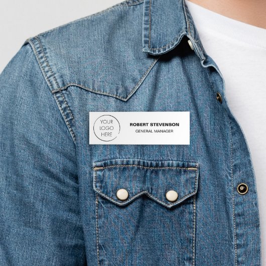 Budget Logo Business Store Identification Badge, Naamplaatje