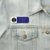 Budget Logo Company Identification Name Tag (In situ)