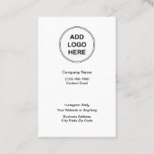 Budget Logo Design Sieraden Display Kaarten Visitekaartje (Achterkant)