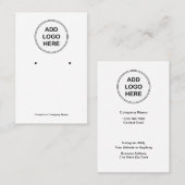 Budget Logo Design Sieraden Display Kaarten Visitekaartje (Voorkant / Achterkant)