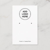 Budget Logo Design Sieraden Display Kaarten Visitekaartje (Voorkant)