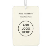 Budget Logo Style Zakelijke promotie Luchtverfrisser (Achterkant)