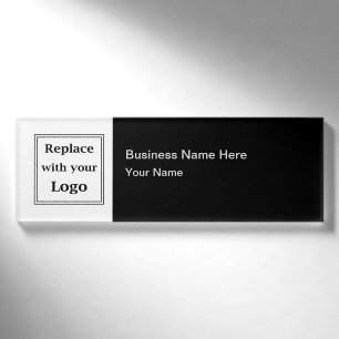 Budget Logo Werknemersnaam ID-labelsjabloon Naambadge