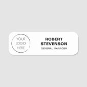 Budget Logo Zakelijke Winkel Identificatie Badge, Naamplaatje (Voorkant)