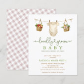Budget Lokaal Gegroeide Boeren Markt Baby shower (Voorkant / Achterkant)