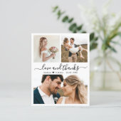 Budget Love and Bedankt Collage Wedding Bedankt (Staand voorkant)