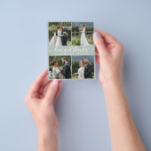 Budget Love and Bedankt Collage Wedding Bedankt F Flyer (Hand)