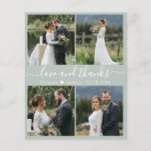 Budget Love and Bedankt Collage Wedding Bedankt F Flyer (Voorkant)