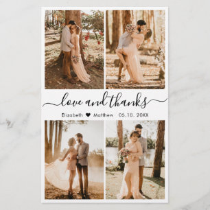 Budget Love and Bedankt Collage Wedding Bedankt F Flyer