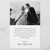 Budget Love and Bedankt Collage Wedding Bedankt F Flyer (Achterkant)