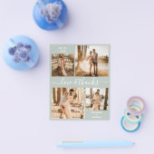 Budget Love and Bedankt Collage Wedding Bedankt F Flyer (Enkel)