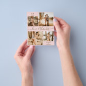Budget Love and Bedankt Collage Wedding Bedankt F Flyer (Hand)