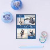 Budget Love and Bedankt Collage Wedding Bedankt F Flyer (Enkel)