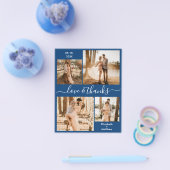 Budget Love and Bedankt Collage Wedding Bedankt F Flyer (Enkel)