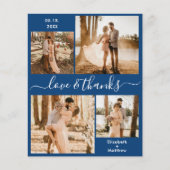 Budget Love and Bedankt Collage Wedding Bedankt F Flyer (Voorkant)