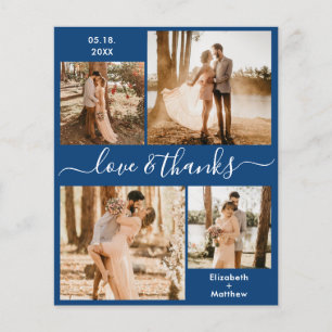 Budget Love and Bedankt Collage Wedding Bedankt F Flyer