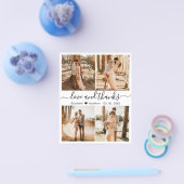 Budget Love and Bedankt Collage Wedding Bedankt F Flyer (Enkel)