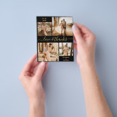 Budget Love and Bedankt Collage Wedding Bedankt Flyer (Hand)