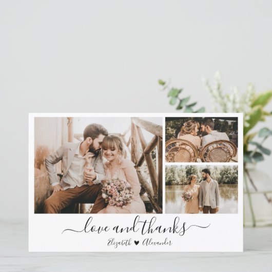 Budget Love and Bedankt Weddenschap Dankuwel papie (Staand voorkant)