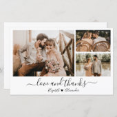 Budget Love and Bedankt Weddenschap Dankuwel papie (Voorkant / Achterkant)